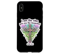 I Am The Vine You are The Branches Bible chrétienne pour Femme Coque pour iPhone XS Max