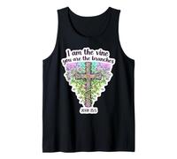 I Am The Vine You are The Branches Bible chrétienne pour Femme Débardeur