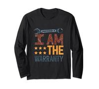 I Am The Warranty Bold Retro Mechanic Manche Longue