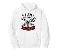 I Am The Warranty Funny Mechanic Fête des pères Sweat à Capuche