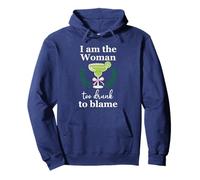 I Am the Woman Too Drunk to Blame on Margarita Funny Tequila Sweat à Capuche