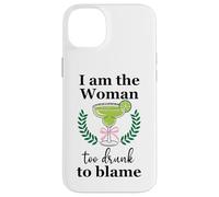 I Am the Woman Too Drunk to Blame on Margarita Spicy Tequila Coque pour iPhone 14 Plus