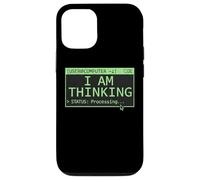 I Am Thinking Programmeur Développeur Coding Status Processing Coque pour iPhone 12/12 Pro
