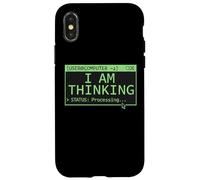 I Am Thinking Programmeur Développeur Coding Status Processing Coque pour iPhone X/XS