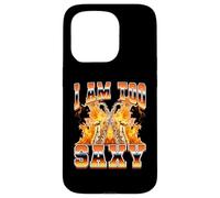 I Am Too Saxy Saxophone Player Instrument Saxophoniste Sax Coque pour iPhone 15 Pro