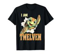 I Am Twelve Turtle Anniversaire Thème Océan 12 Ans B-Day T-Shirt