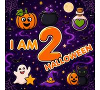 I Am Two Halloween Coloring Book for Kids: A Fun Halloween Gift for 2 Year Old Boys and Girls with Cute Pumpkins, Ghosts, Spiders, Bats, Witches, and Big, Easy Pictures to Color