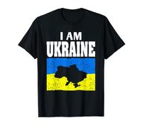 I Am Ukraine | Stand with Ukraine | Drapeau ukrainien personnalisé T-Shirt