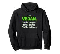 I Am Vegan Vegetarian Vegan Sweat à Capuche