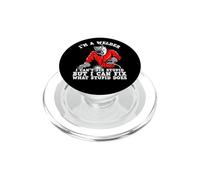 I Am Welder I Can't Fix Stupid Funny Welders Welding PopSockets PopGrip pour MagSafe