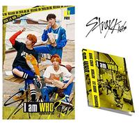 I am WHO 2nd Album STRAY KIDS [WHO ver.] Music CD + Photo Book + 3 QR Photo Cards + Lyrics Poster Sealed