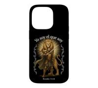 I Am Who I Am Exodus 3:14 Christian Warrior Lion Espagnol Coque pour iPhone 14 Pro