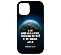 I Am with You Even Unto The End - Matthew 28:20 Jesus Quote Coque pour iPhone 12/12 Pro
