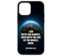 I Am with You Even Unto The End - Matthew 28:20 Jesus Quote Coque pour iPhone 12 Mini