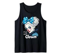 I Am Your Clown Girlfriend Visage Clowngirl Fille De Cirque Débardeur