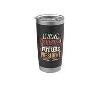 I Am Your Future President Ambitions de leadership - Gobelet isotherme en acier inoxydable double paroi
