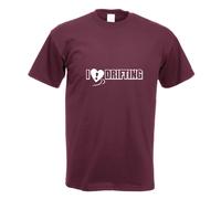 I Amour à la Dérive T-Shirt Impression Haut Fun Design Imprimé