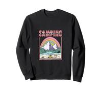 I Another Camping All Time in The Natural Campus Caravan Sweatshirt