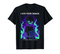 I Ate Your Snack Dark Memephis Phonk Urban Anime Moodwear T-Shirt