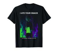 I Ate Your Snack Funny Dark Memephis Phonk Anime Moodwear T-Shirt