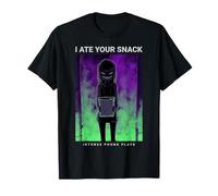 I Ate Your Snack Funny Dark Memephis Phonk Anime Moodwear T-Shirt