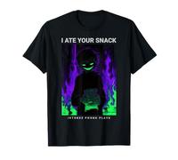 I Ate Your Snack Funny Urban Anime Moodwear Memephis Phonk T-Shirt