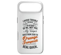 I Avoid Trouble Because I'm Afraid of Me Not You Humour Funny Coque pour iPhone Air
