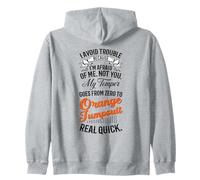 I Avoid Trouble Because I'm Afraid of Me Not You Humour Funny Sweat à Capuche