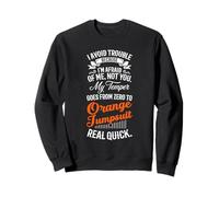 I Avoid Trouble Because I'm Afraid of Me Not You Humour Funny Sweatshirt