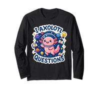 I Axolotl Questions Espace Galaxie Science Astronaute Enfants Manche Longue