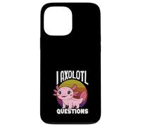I Axolotl Questions Salamandre Mexicaine Rose Mignonne Coque pour iPhone 13 Pro Max