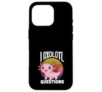 I Axolotl Questions Salamandre Mexicaine Rose Mignonne Coque pour iPhone 16 Pro