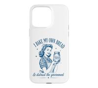 I Bake My Bread & Distrust Government Levain Pain Baker Coque pour iPhone 15 Pro Max