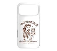 I Bake My Bread & Distrust Government Levain Pain Baker Coque pour iPhone 17 Pro Max
