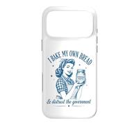 I Bake My Bread & Distrust Government Levain Pain Baker Coque pour iPhone 17 Pro Max