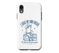 I Bake My Bread & Distrust Government Levain Pain Baker Coque pour iPhone XR