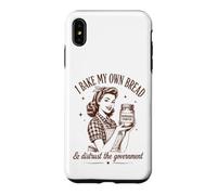 I Bake My Bread & Distrust Government Levain Pain Baker Coque pour iPhone XS Max