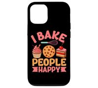 I Bake People Happy Cupcake Cookie Joy Coque pour iPhone 12/12 Pro