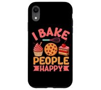 I Bake People Happy Cupcake Cookie Joy Coque pour iPhone XR