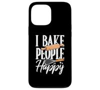 I Bake People Happy Kitchen Lover Funny Baking Pun Bakery Coque pour iPhone 13 Pro Max