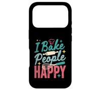 I Bake People Happy Pastry Chef Cake Cookie Bake Happy Bake Coque pour iPhone 17 Pro