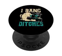 I Bang Ditches ATV Rider Quad Vélo Offroading Mudding PopSockets PopGrip Adhésif