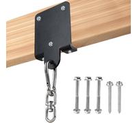 I-Beam Accrocheur De Poutre En Acier Accrocheur De Sac Boxe Heavy Duty Steel Perforated Bag Hanger Accrocheur De Sac Boxe Pour Poutre Réglable De 63 Mm À 220 Mm Résiste À 204 Kg De Pesanteur.[B1324]