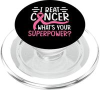 I Beat Cancer What Your Superpower ? PopSockets PopGrip pour MagSafe