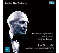 シューリヒト・ステレオライヴコレクション I (Beethoven: Symphonies Nos. 1, 3 & 9 | Coriolan Overture / Carl Schuricht | Orchestre National de l'ORTF) [2CD] [Live Recording] [日本語帯・解説付]