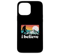 I Believe! Funny Retro Bigfoot Mountains Coque pour iPhone 13 Pro Max