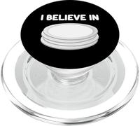 I Believe in Plates Support à Vaisselle Rond PopSockets PopGrip pour MagSafe