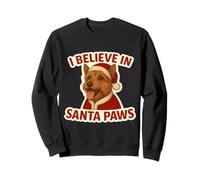I Believe in Santa Paws Terrie Australian Terrie Christmas Christmas Christmas Sweatshirt