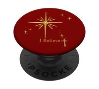 I Believe Star of Bethléem Naissance Jésus PopSockets PopGrip Adhésif