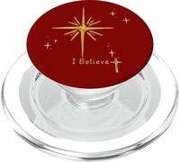 I Believe Star of Bethléem Naissance Jésus PopSockets PopGrip pour MagSafe